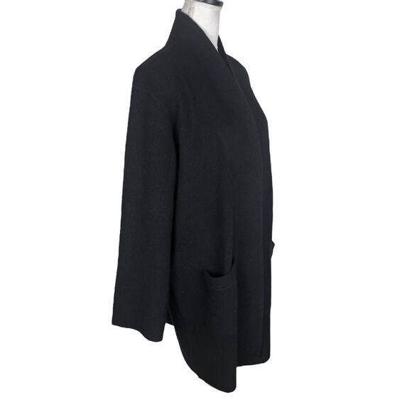 J. Crew Juliette Collarless Open Front Cardigan Sweater Wool Size Medium NEW - Picture 4 of 10